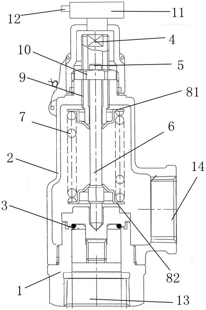 手动式气动调理阀整体结构图